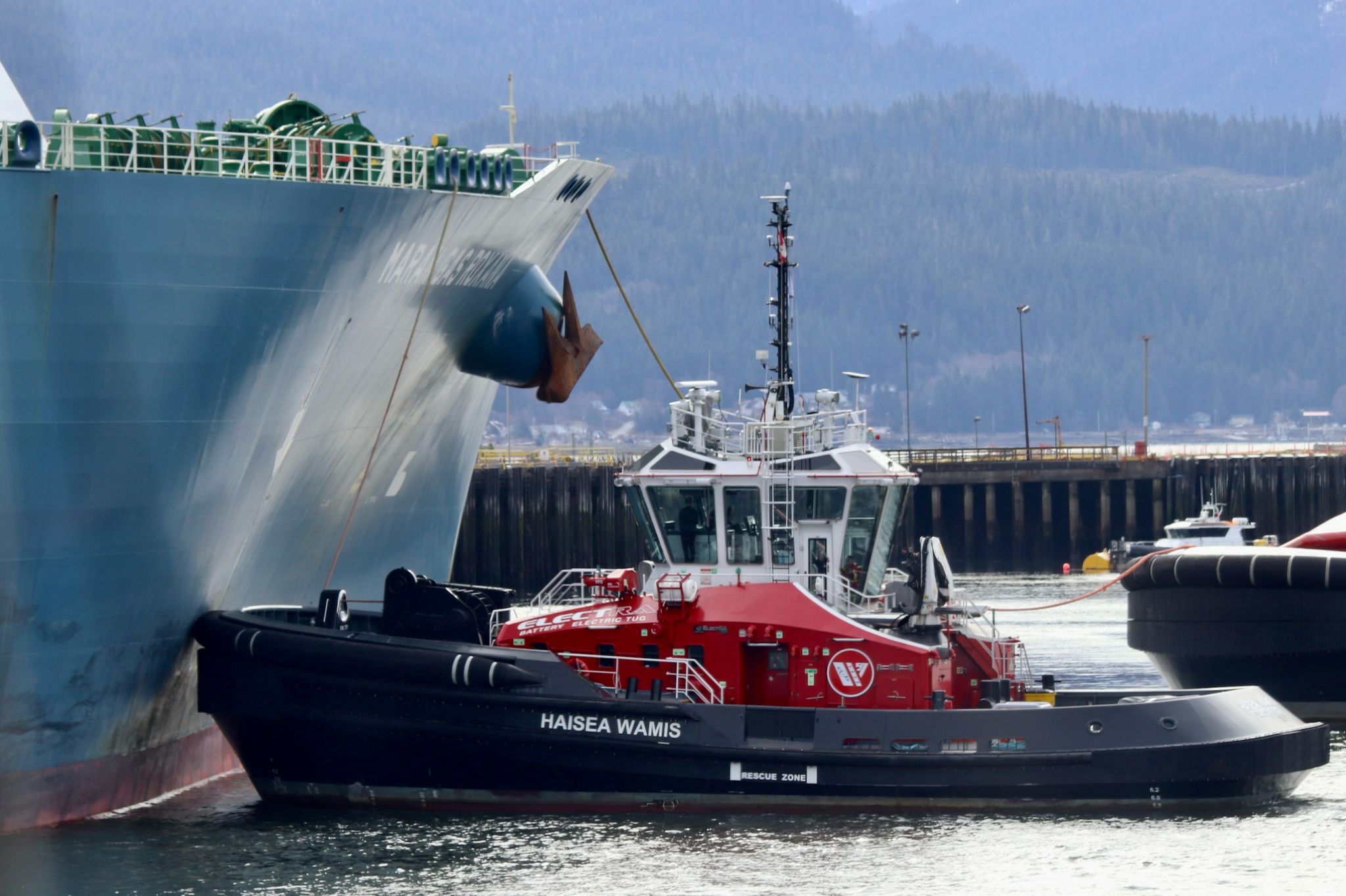 HaiSea Marine's fleet includes Canada's first fully electric tugboats. Photo courtesy HaiSea Marine