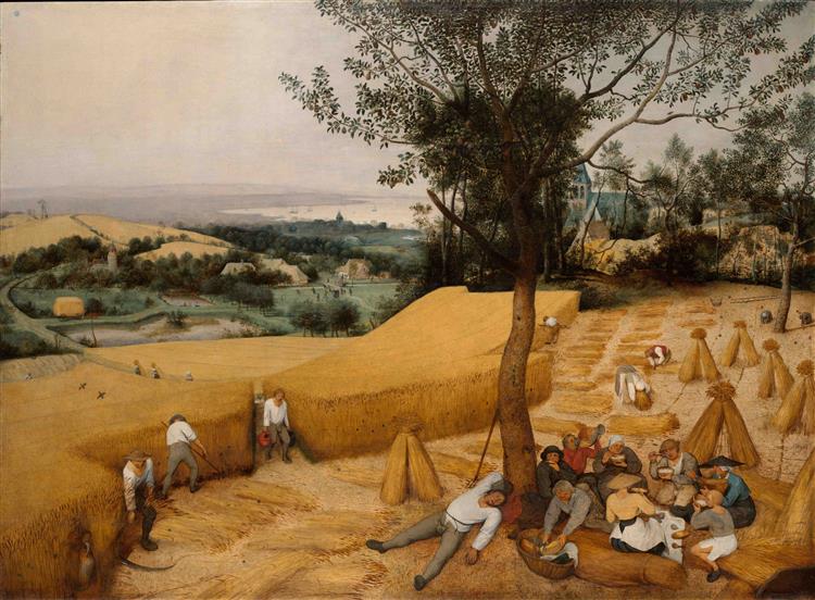 The Harvesters, by Flemish artist Pieter Bruegel the Elder