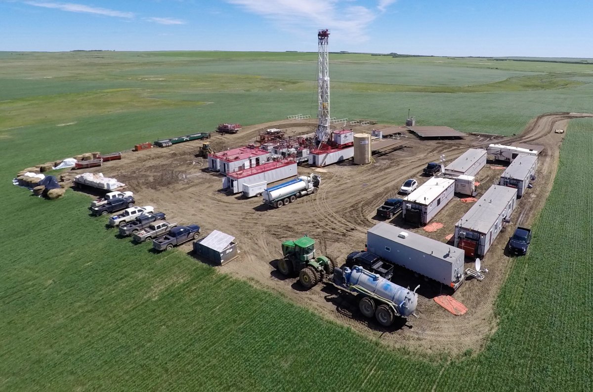 North American Helium drilling in southwest Saskatchewan. Photo courtesy North American Helium