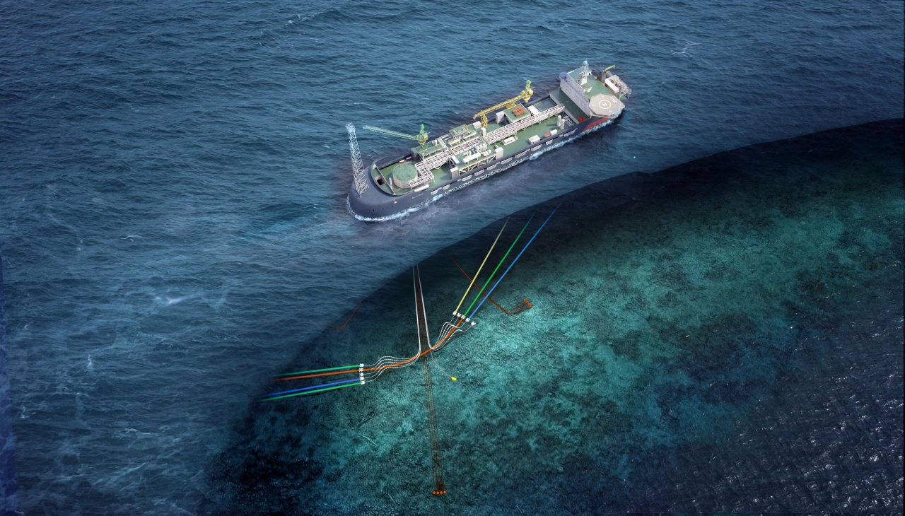 Rendering of the proposed Bay du Nord project. Image courtesy Equinor