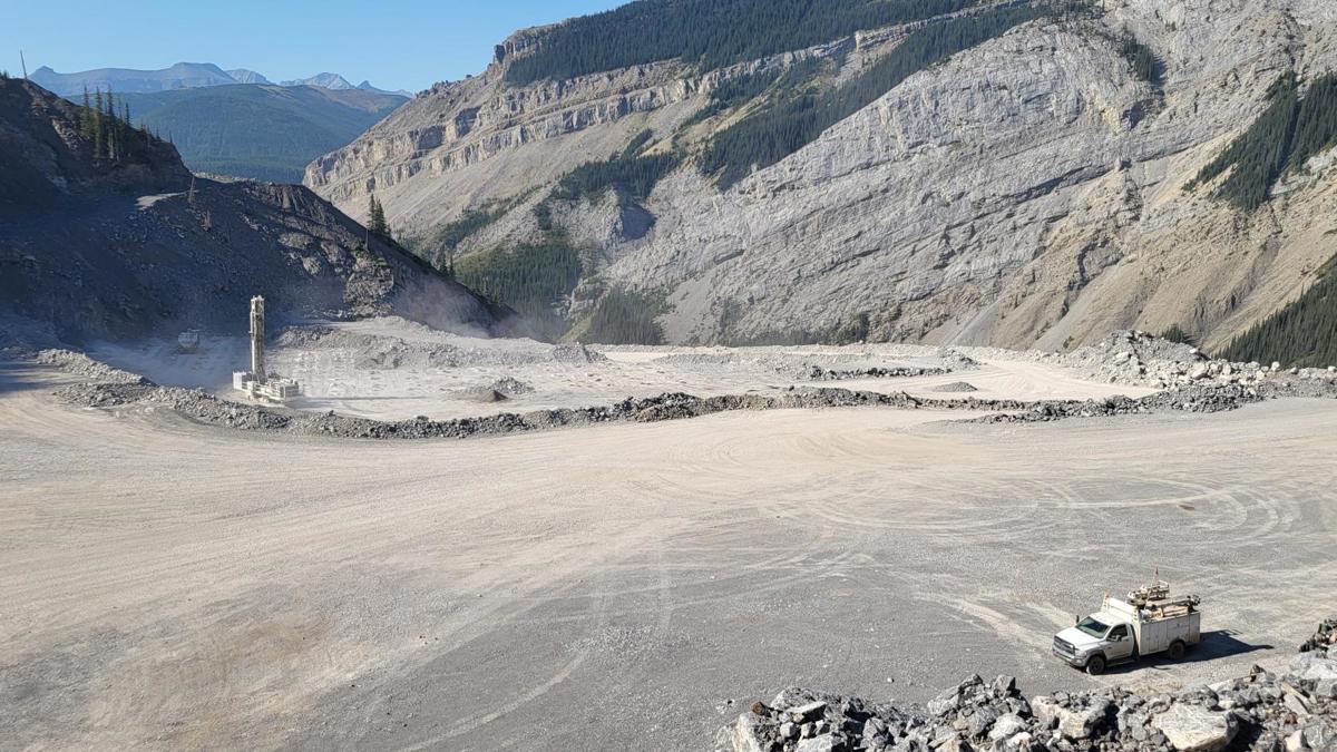 The Cadomin Limestone Quarry started operating in 1954. Photo courtesy Heidelberg Materials Canada