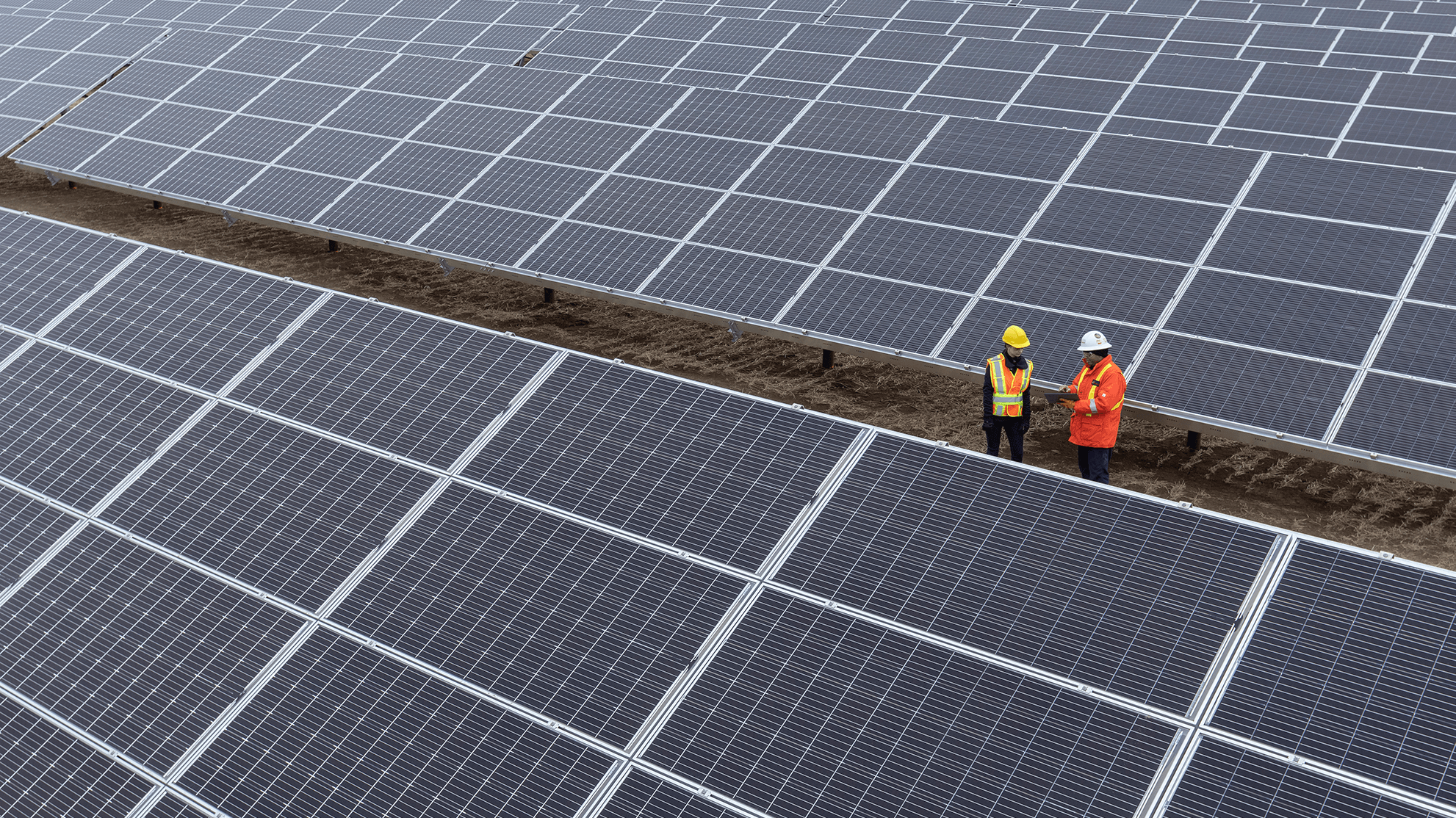 The 10.5-MW Alberta Solar One project, which started operating in 2021, now supplies a portion of power requirements for Enbridge’s Mainline crude and liquids network. Photo courtesy Enbridge