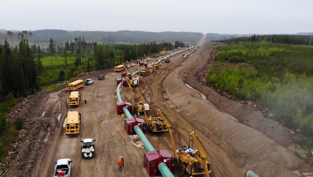 Coastal GasLink has surpassed 60 per cent overall project completion. Photo courtesy Coastal GasLink
