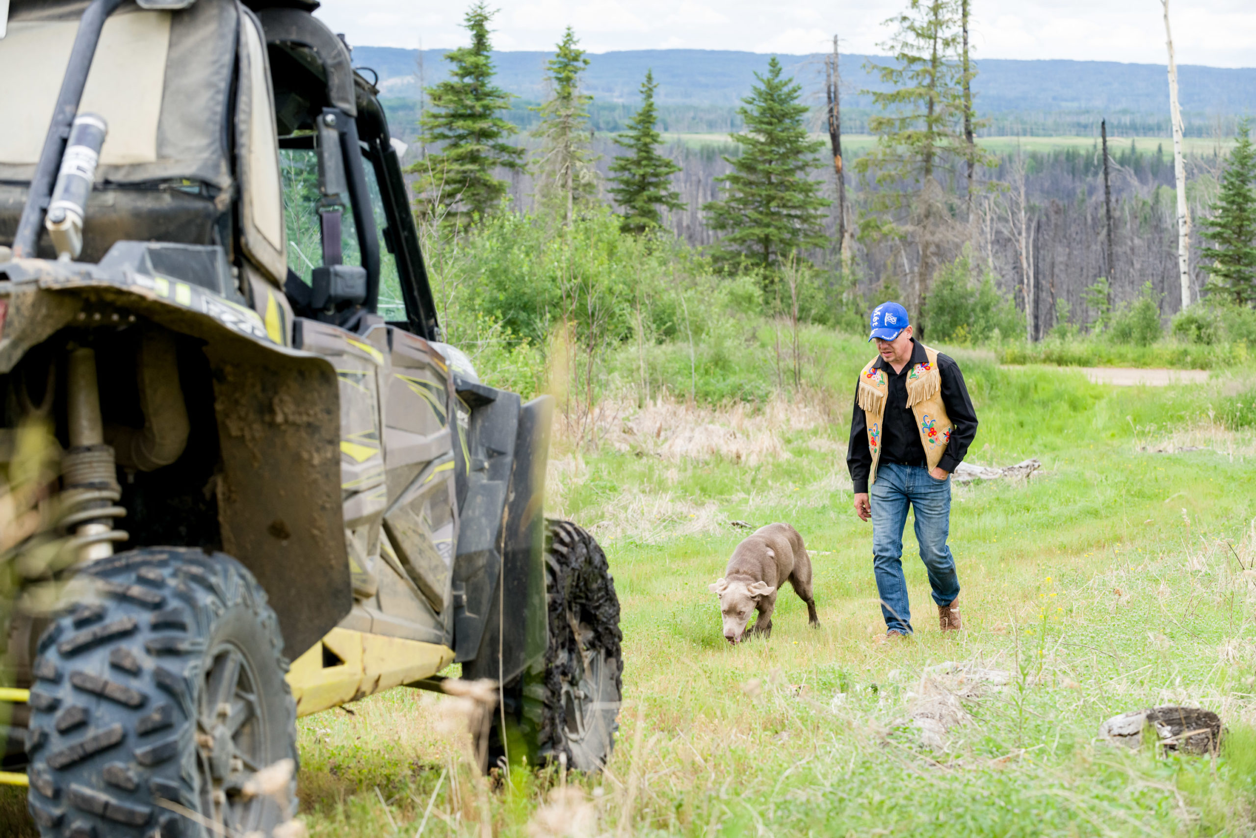 Surveying the trap line. Photo for Canadian Energy Centre.