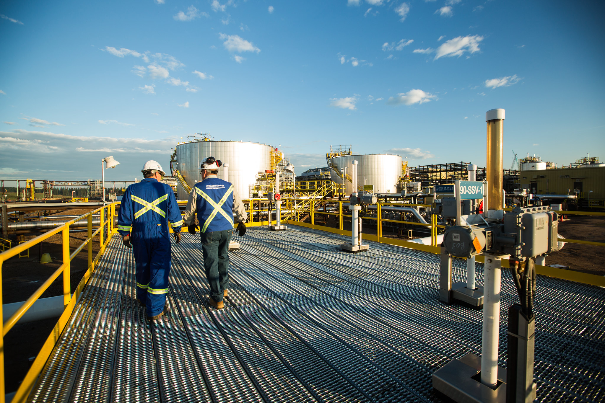 Workers at the Sunrise oil sands project in northern Alberta. Photo courtesy BP