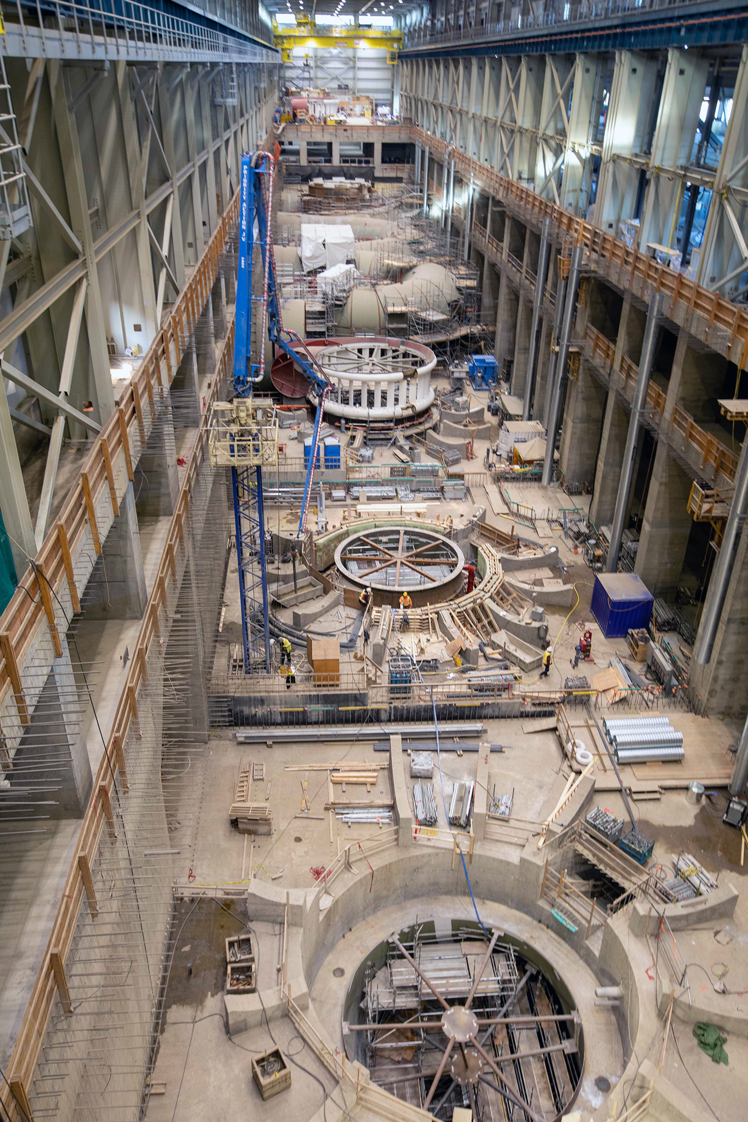 Construction of the powerhouse at the Site C hydroelectric project. Photo courtesy BC Hydro