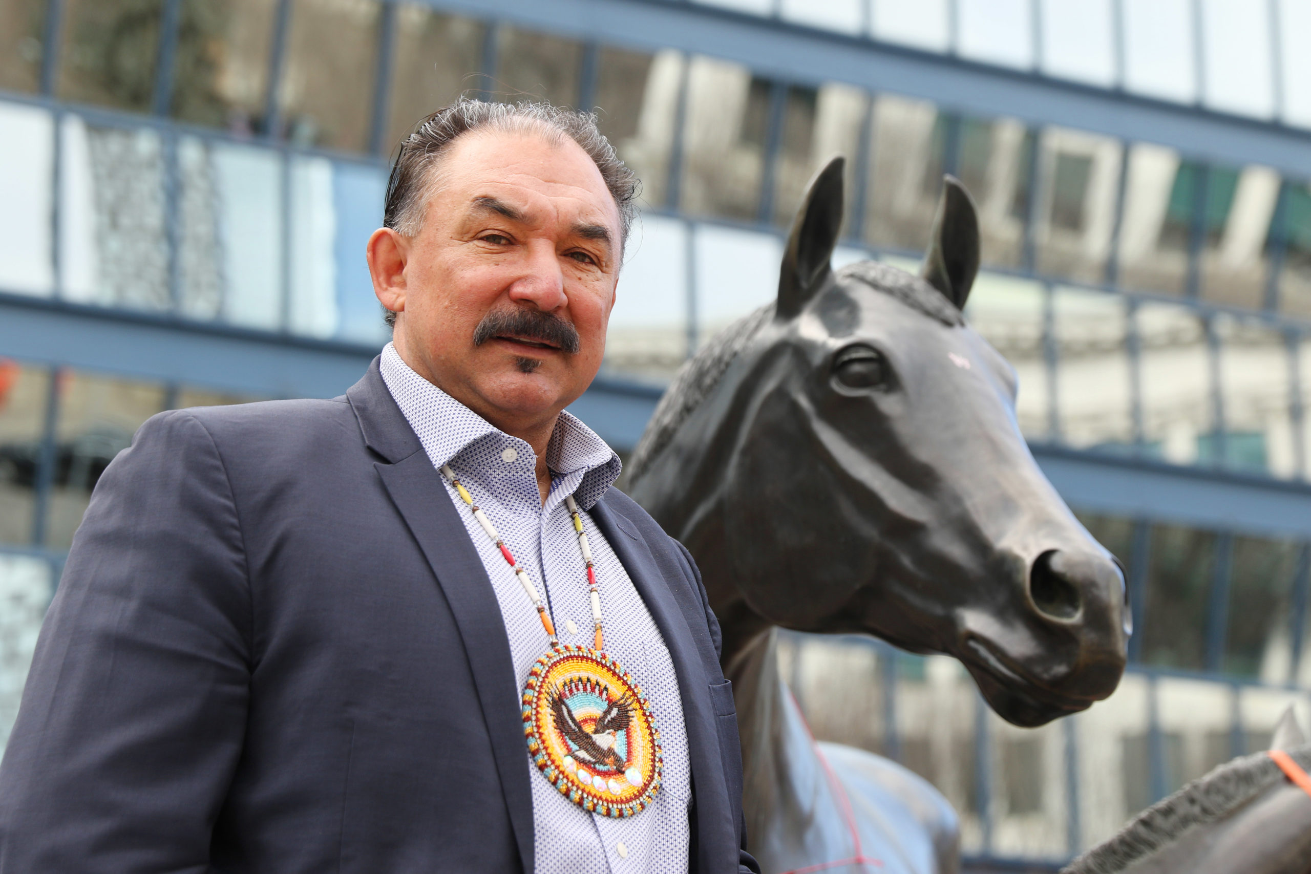 Indigenous Resource Network Executive Director Robert Merasty. Canadian Energy Centre photo by Dave Chidley