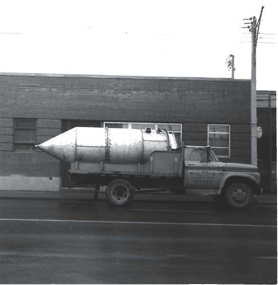Historic photo of All-Weld, a 100-year-old family-run small business in Ontario. Photograph supplied for Canadian Energy Centre
