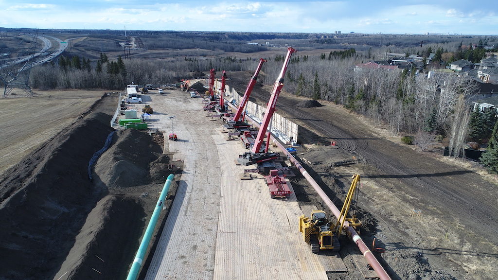 Crews continue work on the Trans Mountain pipeline expansion in B.C. Photograph courtesy Trans Mountain
