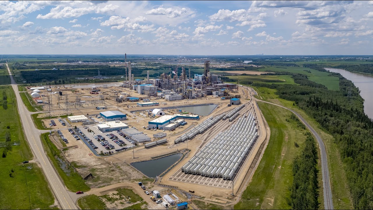The Heartland Polymers project in Fort Saskatchewan, Alta. Photo courtesy Inter Pipeline Ltd.