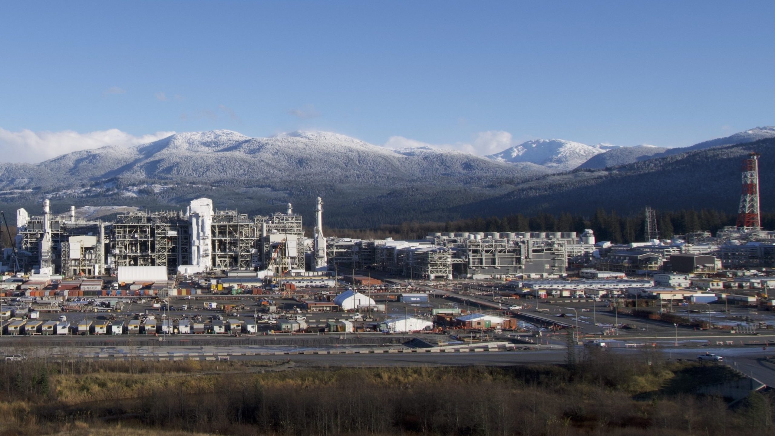 LNG Canada is located on the B.C. coast about a 14-hour drive from Vancouver. Photo courtesy LNG Canada