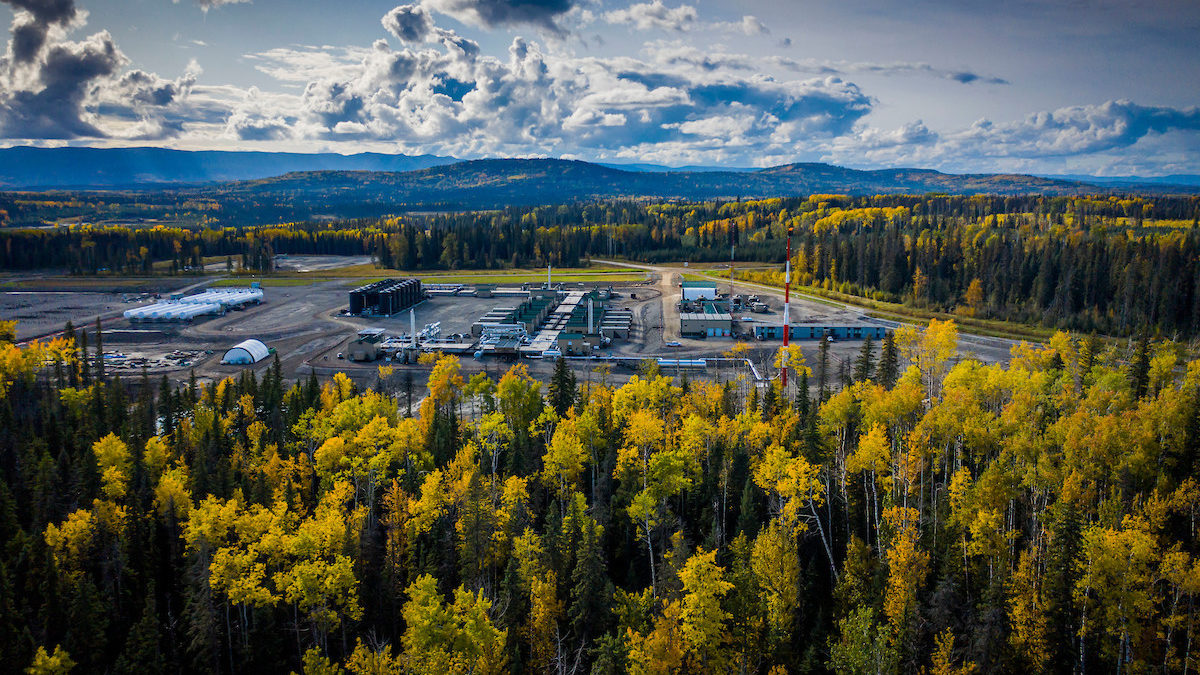 Natural gas operations in northeast B.C. Photo courtesy Pan Canbriam Energy