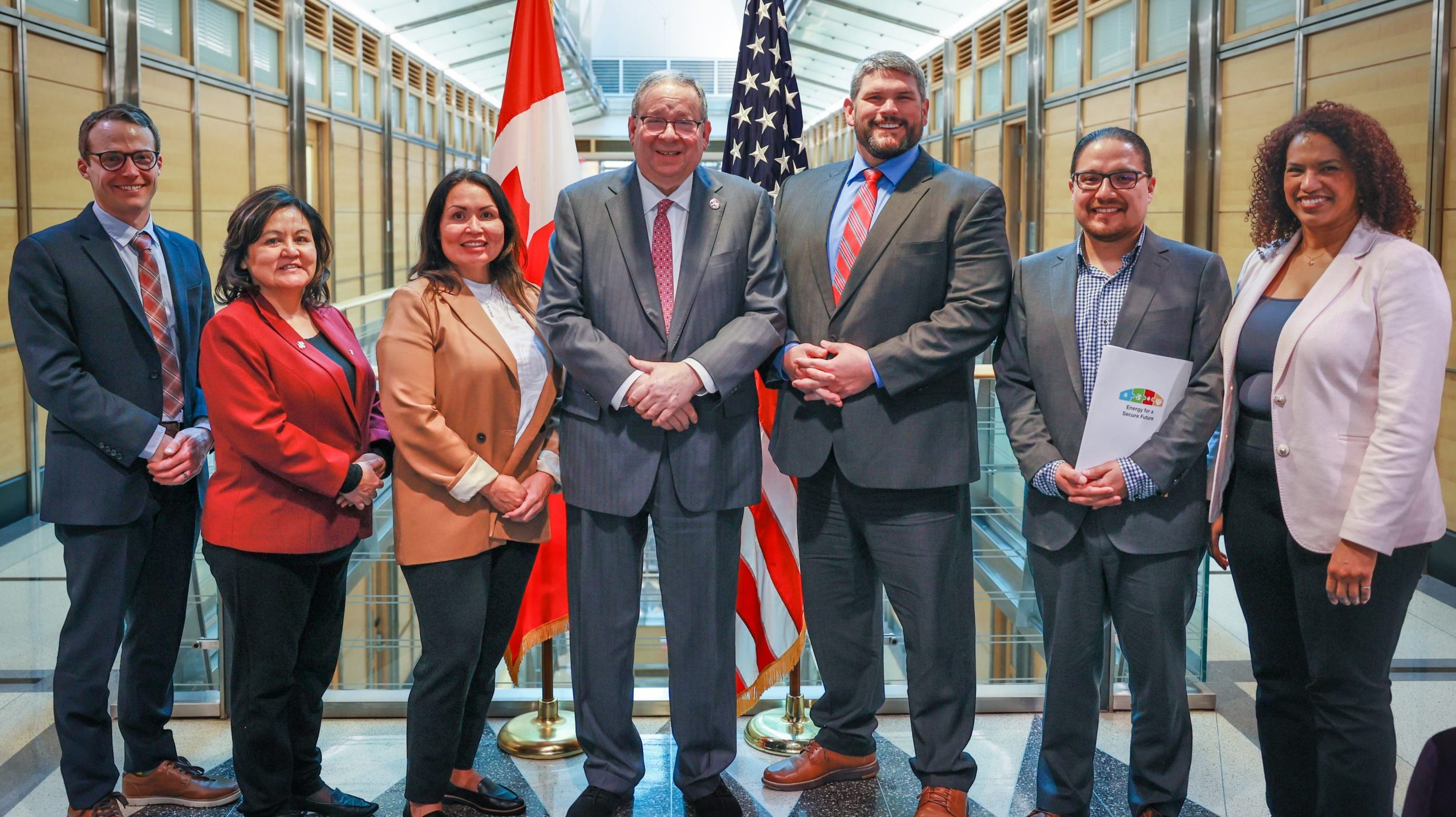 Indigenous leaders meet with U.S. ambassador to Canada David Cohen. Photo courtesy Energy for a Secure Future