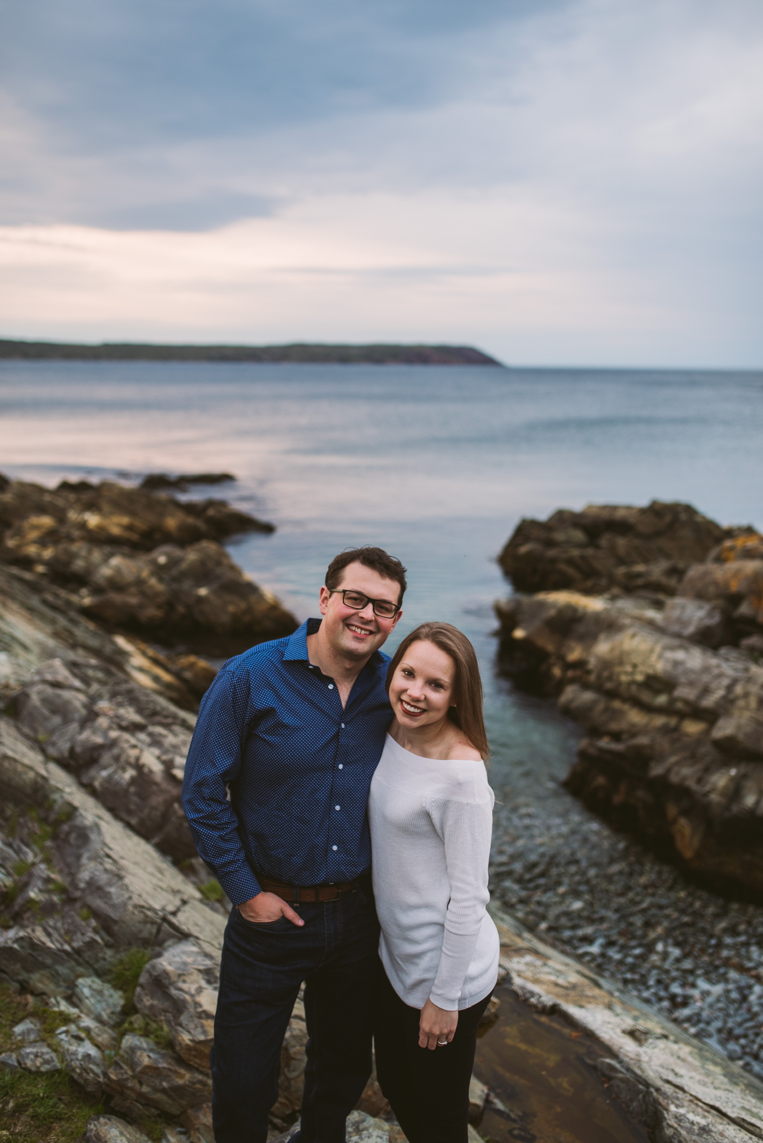 Sacha Gale (right) and her fiancé Zachary Rolls. Photograph supplied for Canadian Energy Centre