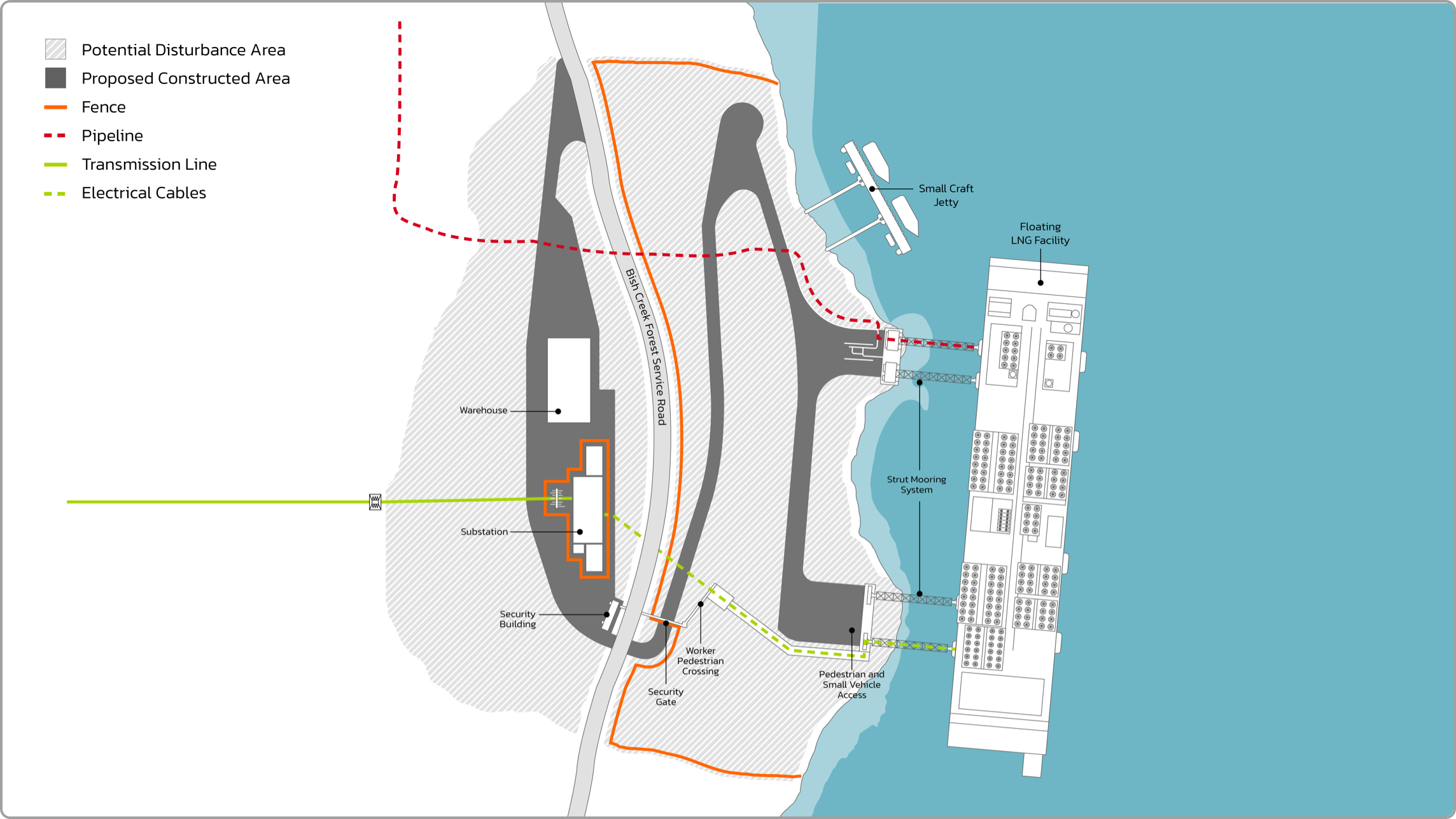 Map courtesy Cedar LNG