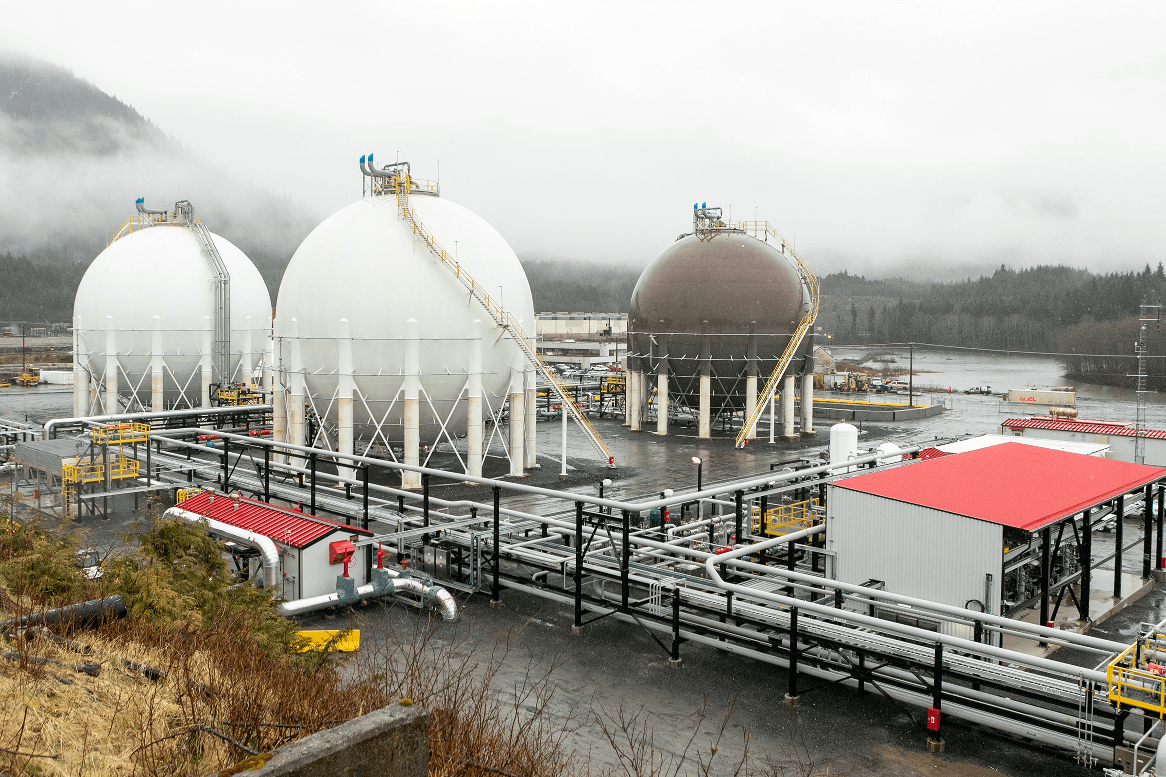 Pembina's new Prince Rupert Terminal on Watson Island, B.C. Photo courtesy Pembina Pipeline Corporation