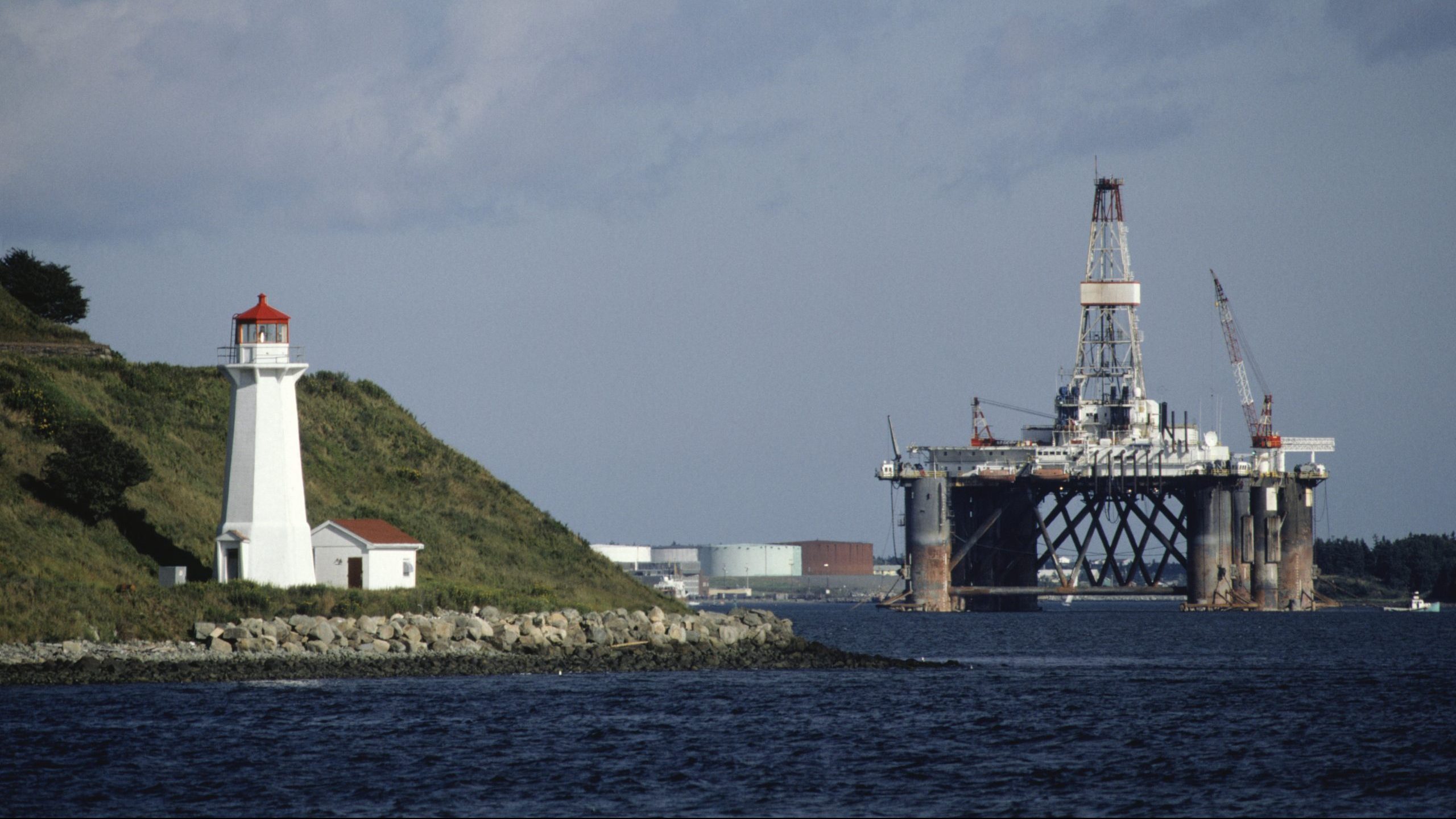Oil rig in Halifax Harbour, Nova Scotia. Getty Images photo Oil rig in Halifax Harbour, Nova Scotia. Getty Images photo